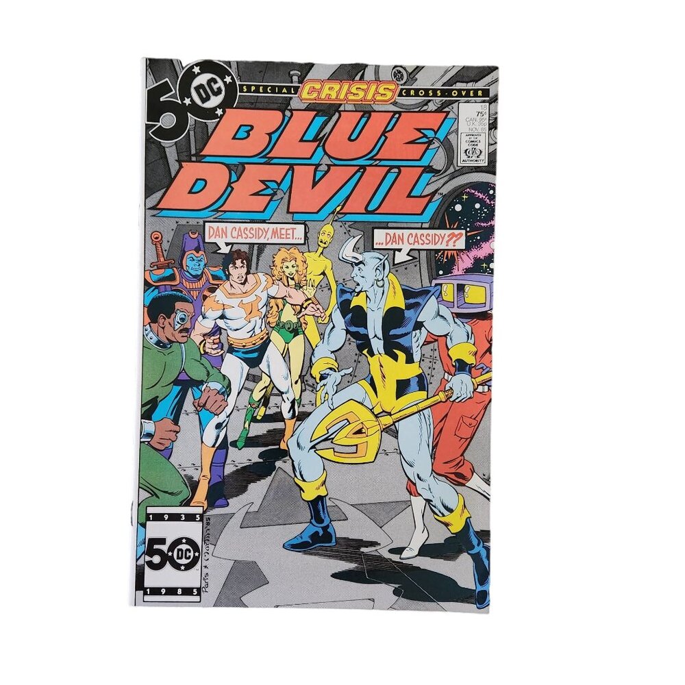 DC Comics 50 Special Crisis Cross Over Blue Devil #18 1985 Bagged Boarded